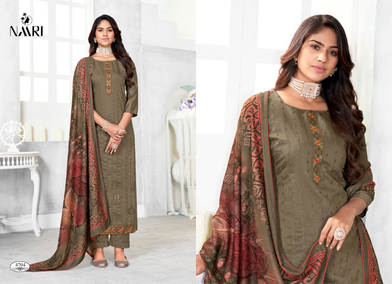 EIZA TEN SILK Naari Wedding Wear Wholesale Designer Dress Material Catalog